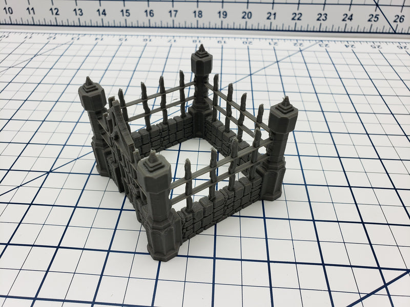 Skyless Realms - Dark Elf - Slave Pen - DND - Dungeons & Dragons - RPG - Tabletop - EC3D - Miniature - 28 mm - 1" scale