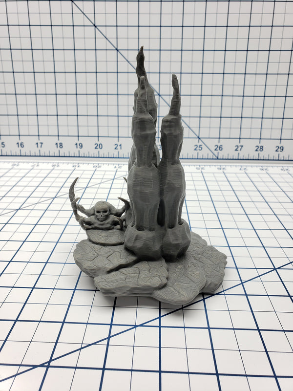 Skyless Realms - Abyss - Pit Shrine - DND - Dungeons & Dragons - RPG - Tabletop - EC3D - Miniature - 28 mm - 1" scale