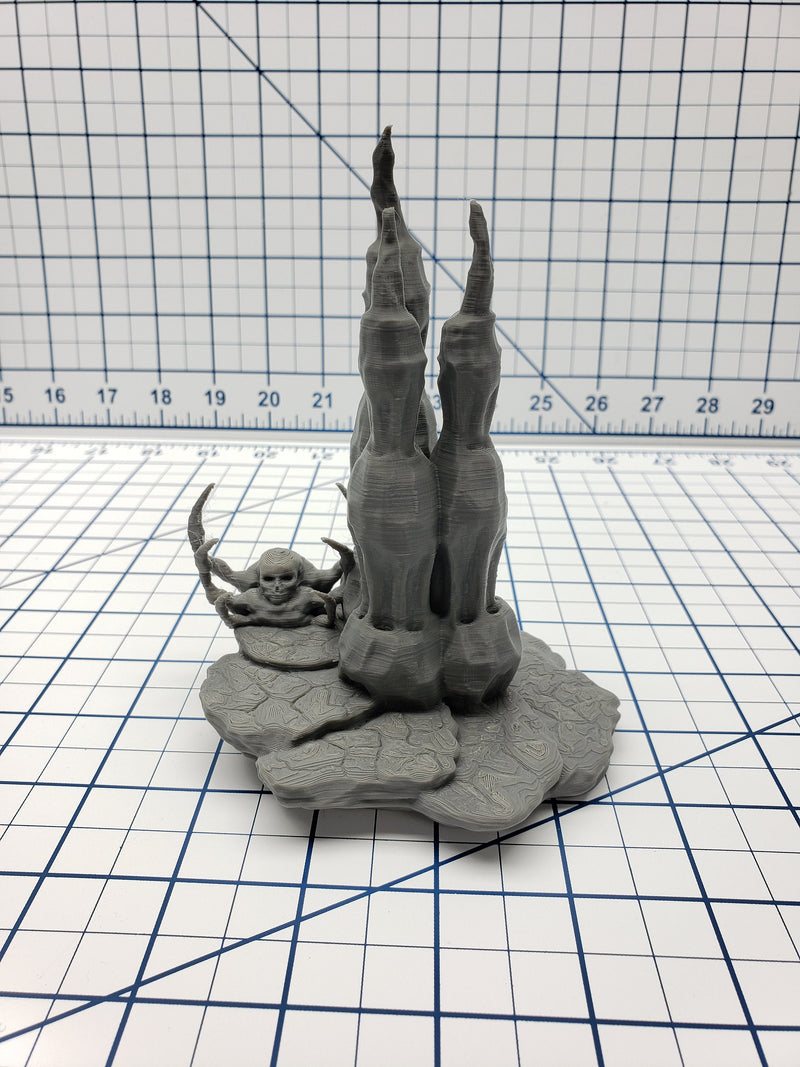 Skyless Realms - Abyss - Pit Shrine - DND - Dungeons & Dragons - RPG - Tabletop - EC3D - Miniature - 28 mm - 1" scale