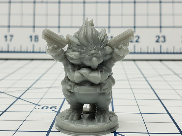 Fuzzy Alien Mini - Ignis Quadrant - Hero's Hoard - Starfinder - Cyberpunk - Science Fiction - Syfy - RPG - Tabletop - EC3D - Miniature