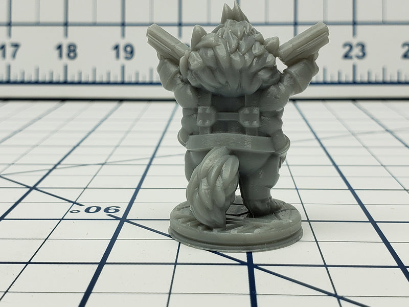 Fuzzy Alien Mini - Ignis Quadrant - Hero's Hoard - Starfinder - Cyberpunk - Science Fiction - Syfy - RPG - Tabletop - EC3D - Miniature