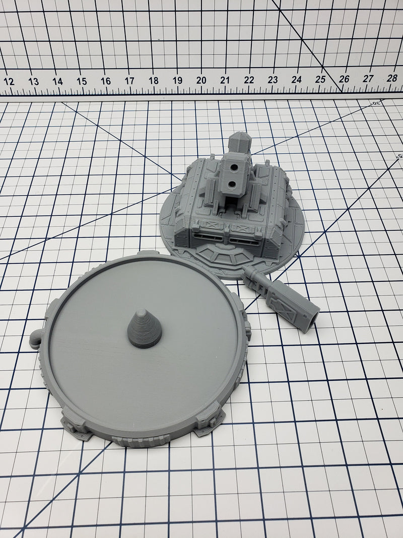 Coil Gun - Ignis Quadrant - Hero's Hoard - Starfinder - Cyberpunk - Science Fiction - Syfy - RPG - Tabletop - EC3D - Scatter - Terrain