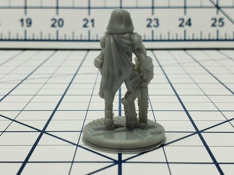 Assassin Droid Mini - Ignis Quadrant - Hero's Hoard - Starfinder - Cyberpunk - Science Fiction - Syfy - RPG - Tabletop - EC3D - Miniature