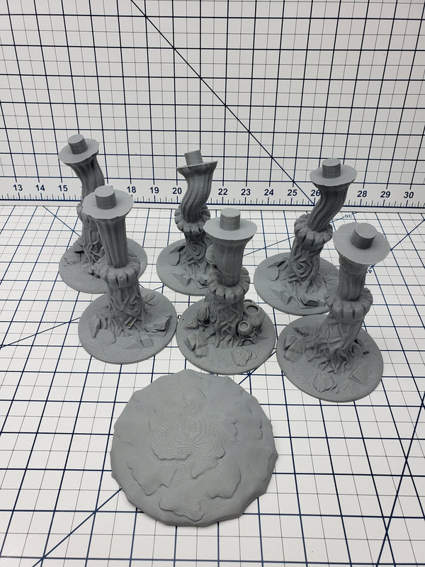 Skyless Realms - Large Mushroom Forest - DND - Dungeons & Dragons - RPG - Tabletop - EC3D - Miniature - 28 mm - 1" scale