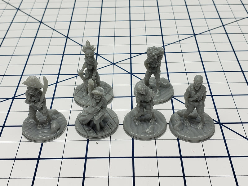 Undead Minis - Savage Atoll - Hero's Hoard - DND - Pathfinder - Dungeons & Dragons - RPG - Tabletop - EC3D - Miniature