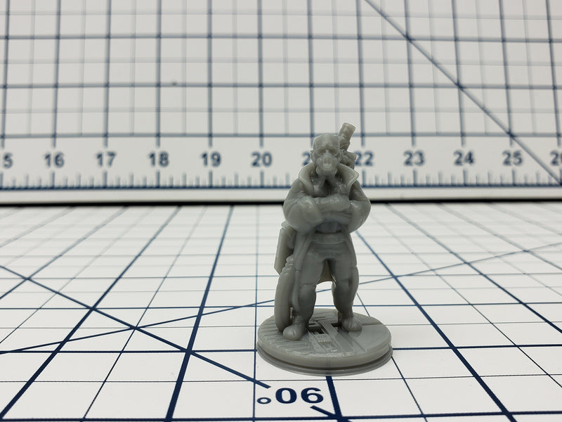 Human Minis - Ignis Quadrant - Hero's Hoard - Starfinder - Cyberpunk - Science Fiction - Syfy - RPG - Tabletop - EC3D -Miniature