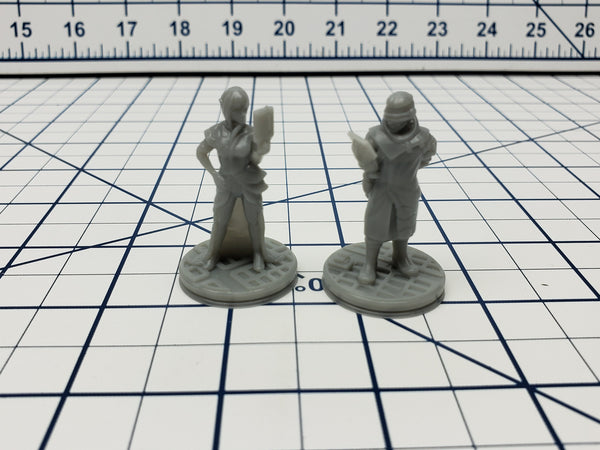 Human Syndicate Agents - Ignis Quadrant - Hero's Hoard - Starfinder - Cyberpunk - Science Fiction - Syfy - RPG - Tabletop - EC3D -Miniature
