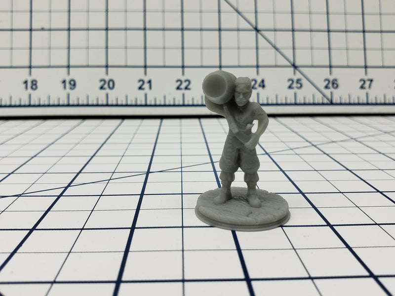 Human Pirate Crewman Minis - Savage Atoll - Hero's Hoard - DND - Pathfinder - Dungeons & Dragons - RPG - Tabletop - EC3D - Miniature