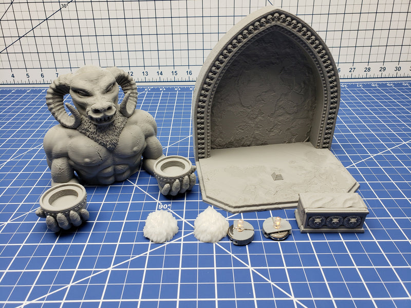 Shrine of Orcus - Dragonshire - Fat Dragon Games - DND - Pathfinder - RPG - Terrain - 28 mm / 1" - Dungeon & Dragons -