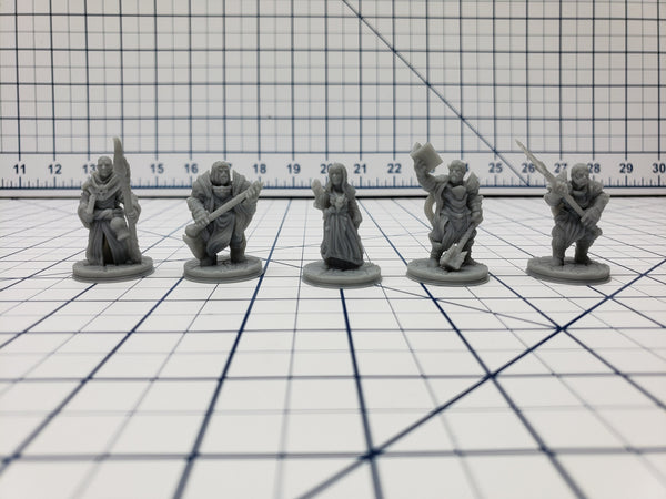 The Holy Order of Ash Minis - Hero's Hoard - DND - Pathfinder - Dungeons & Dragons - RPG - Tabletop - EC3D - Miniature