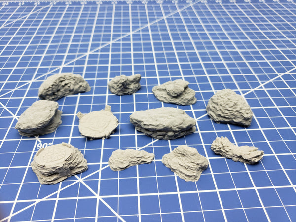 Canyon/Asteroid Scatter - Starfinder - Cyberpunk - Science Fiction - Syfy - RPG - Tabletop - Scatter - Terrain