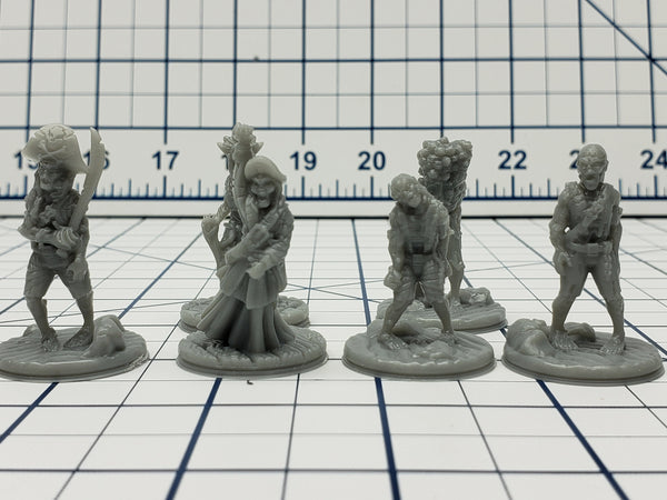Undead Minis - Savage Atoll - Hero's Hoard - DND - Pathfinder - Dungeons & Dragons - RPG - Tabletop - EC3D - Miniature
