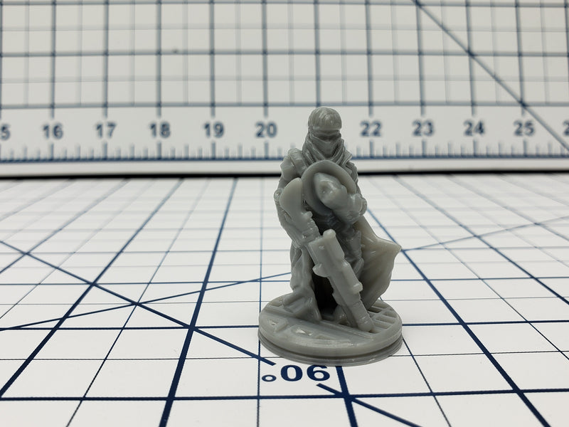 Human Minis - Ignis Quadrant - Hero's Hoard - Starfinder - Cyberpunk - Science Fiction - Syfy - RPG - Tabletop - EC3D -Miniature