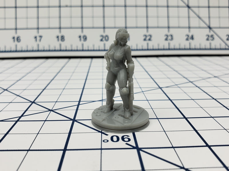 Human Minis - Ignis Quadrant - Hero's Hoard - Starfinder - Cyberpunk - Science Fiction - Syfy - RPG - Tabletop - EC3D -Miniature