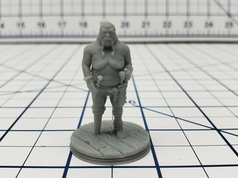 Fat Human Pirate Mini - Savage Atoll - Hero's Hoard - DND - Pathfinder - Dungeons & Dragons - RPG - Tabletop - EC3D - Miniature