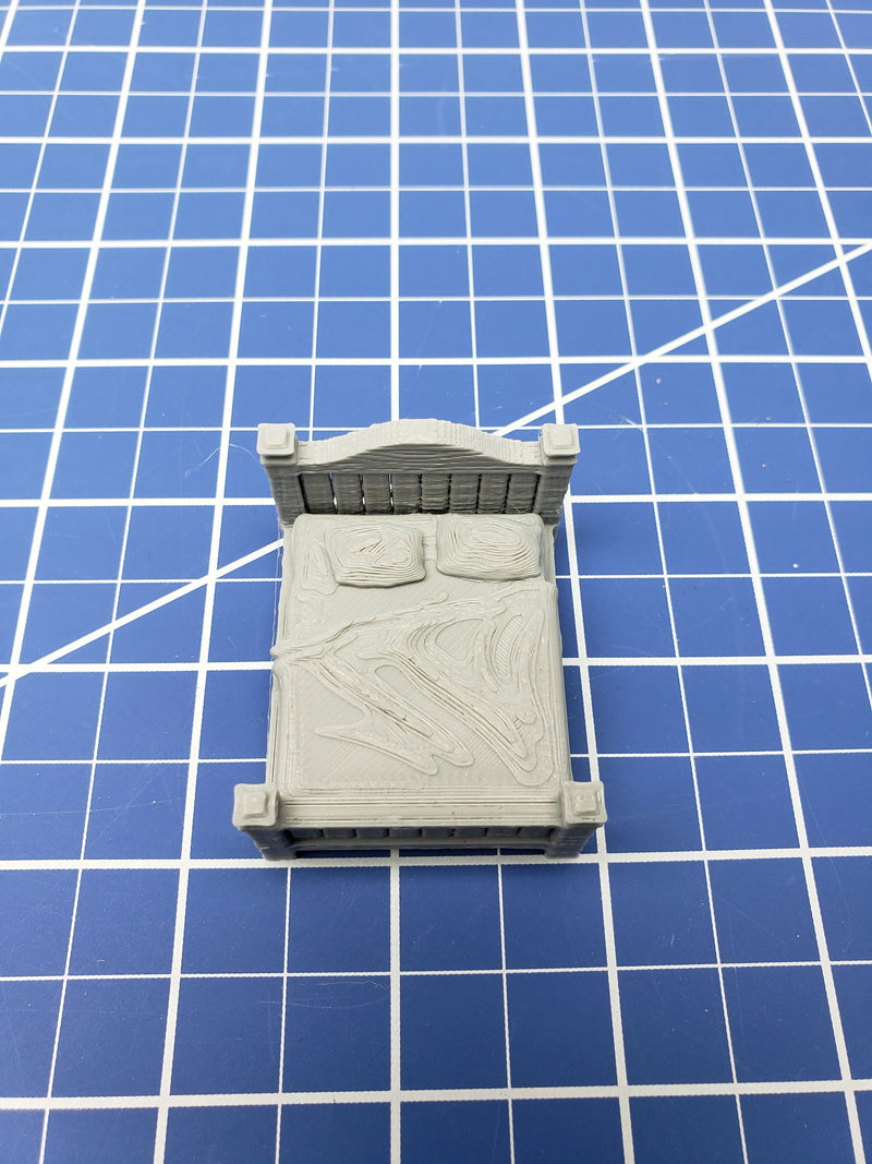 Double Beds - Dragonshire - Fat Dragon Games - DND - Pathfinder - RPG - Terrain - 28 mm / 1" - Dungeon & Dragons -