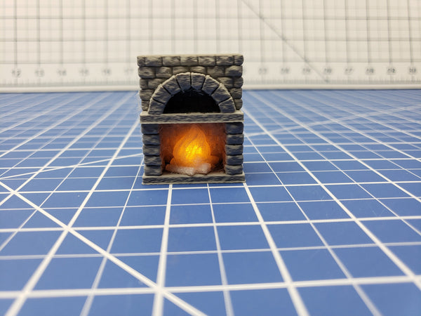 LED Kitchen Oven - Dragonshire - DragonLock - Fat Dragon Games - DND - Pathfinder - RPG - Terrain - 28 mm / 1" - Dungeon & Dragons