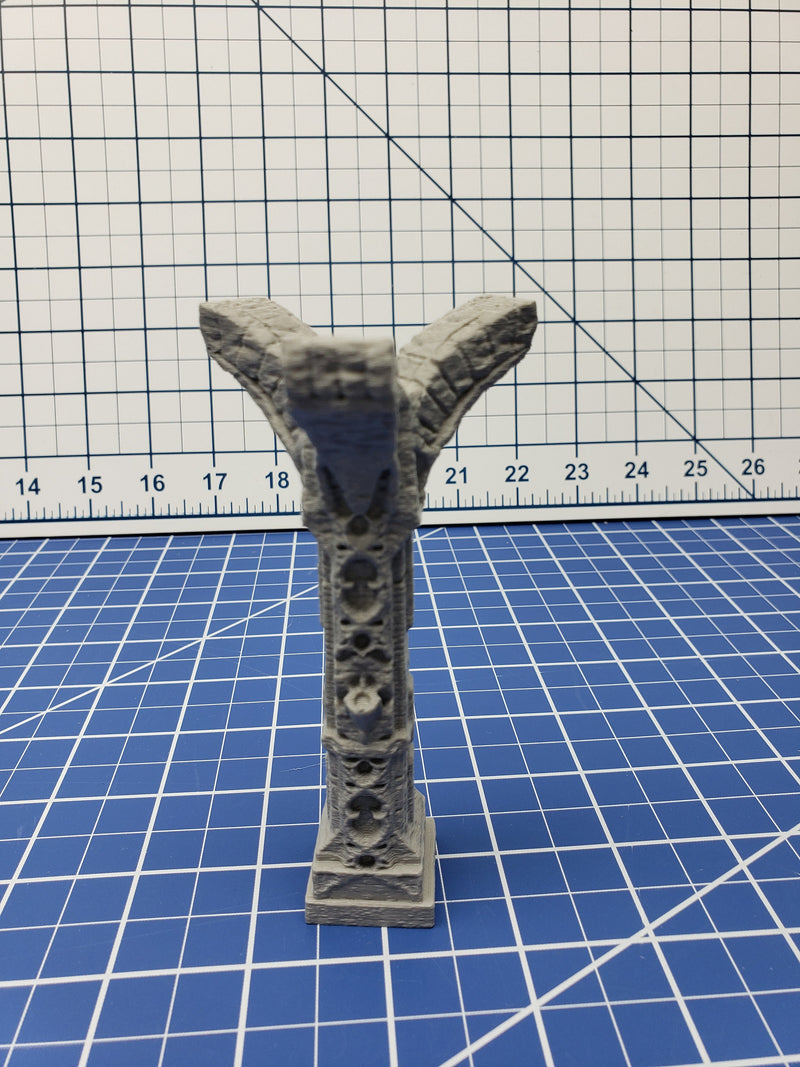 Columns - The Holy Order of Ash - DND - Dungeons & Dragons - RPG - Terrain - Pathfinder - Tabletop - EC3D - Miniature - 28 mm - 1"