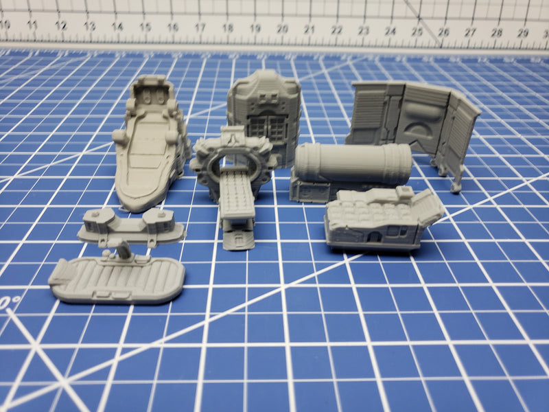 Science Fiction Mystery Box - DND - Pathfinder - RPG - 28 mm / 1" - Dungeon & Dragons - Diorama - Starfinder - Cyberpunk - Syfy - Tabletop