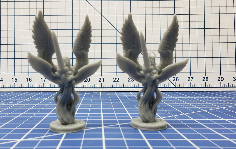 The Holy Order of Ash Angel Minis - Hero's Hoard - DND - Pathfinder - Dungeons & Dragons - RPG - Tabletop - EC3D - Miniature