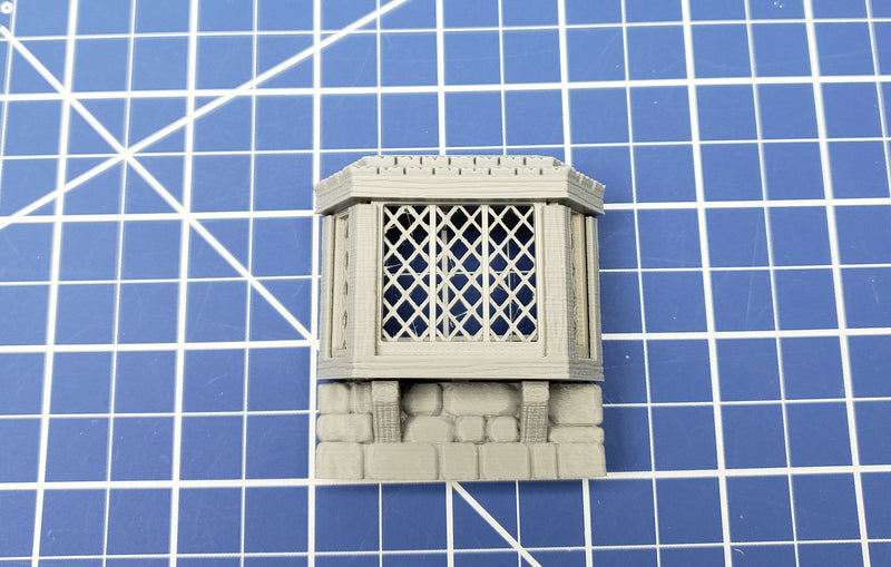 Store Display Bay Windows - Dragonshire - DragonLock - Fat Dragon Games - DND - Pathfinder - RPG - Terrain - 28 mm / 1" - Dungeon & Dragons