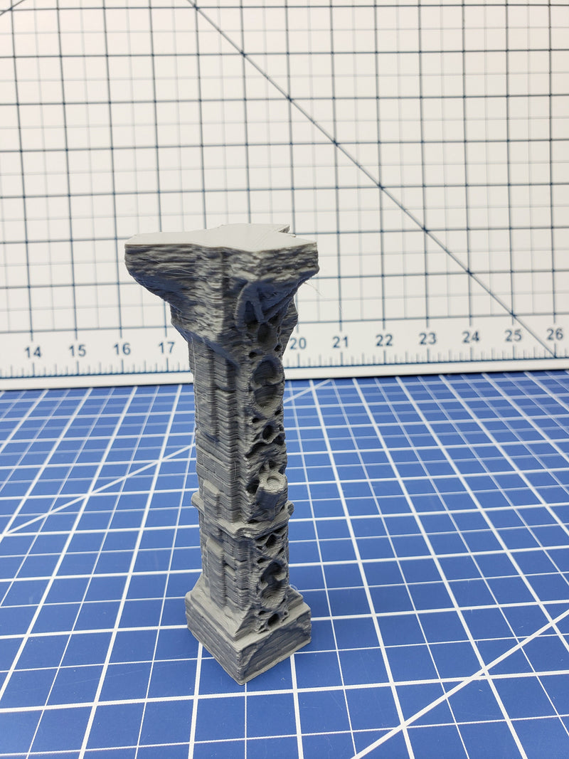 Columns - The Holy Order of Ash - DND - Dungeons & Dragons - RPG - Terrain - Pathfinder - Tabletop - EC3D - Miniature - 28 mm - 1"