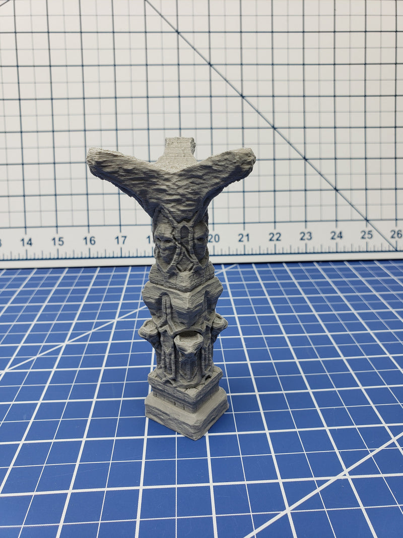 Columns - The Holy Order of Ash - DND - Dungeons & Dragons - RPG - Terrain - Pathfinder - Tabletop - EC3D - Miniature - 28 mm - 1"