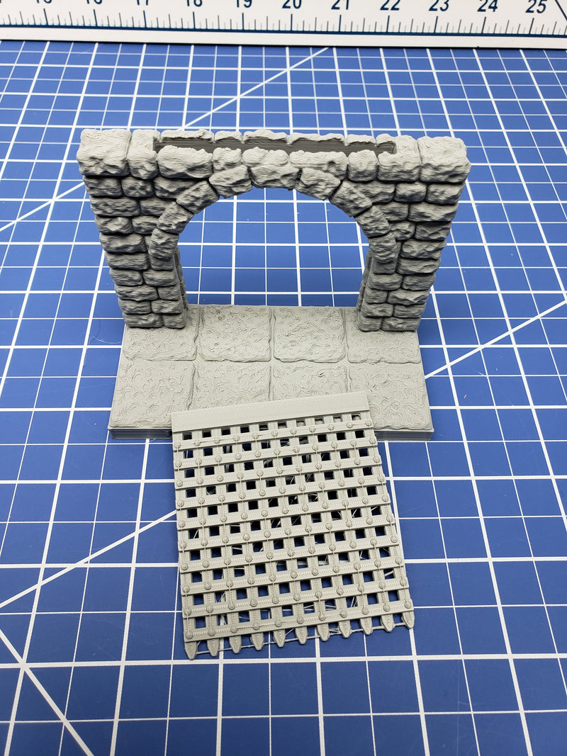Keep Style Entry Tiles DragonLock DND Pathfinder RPG Dungeo