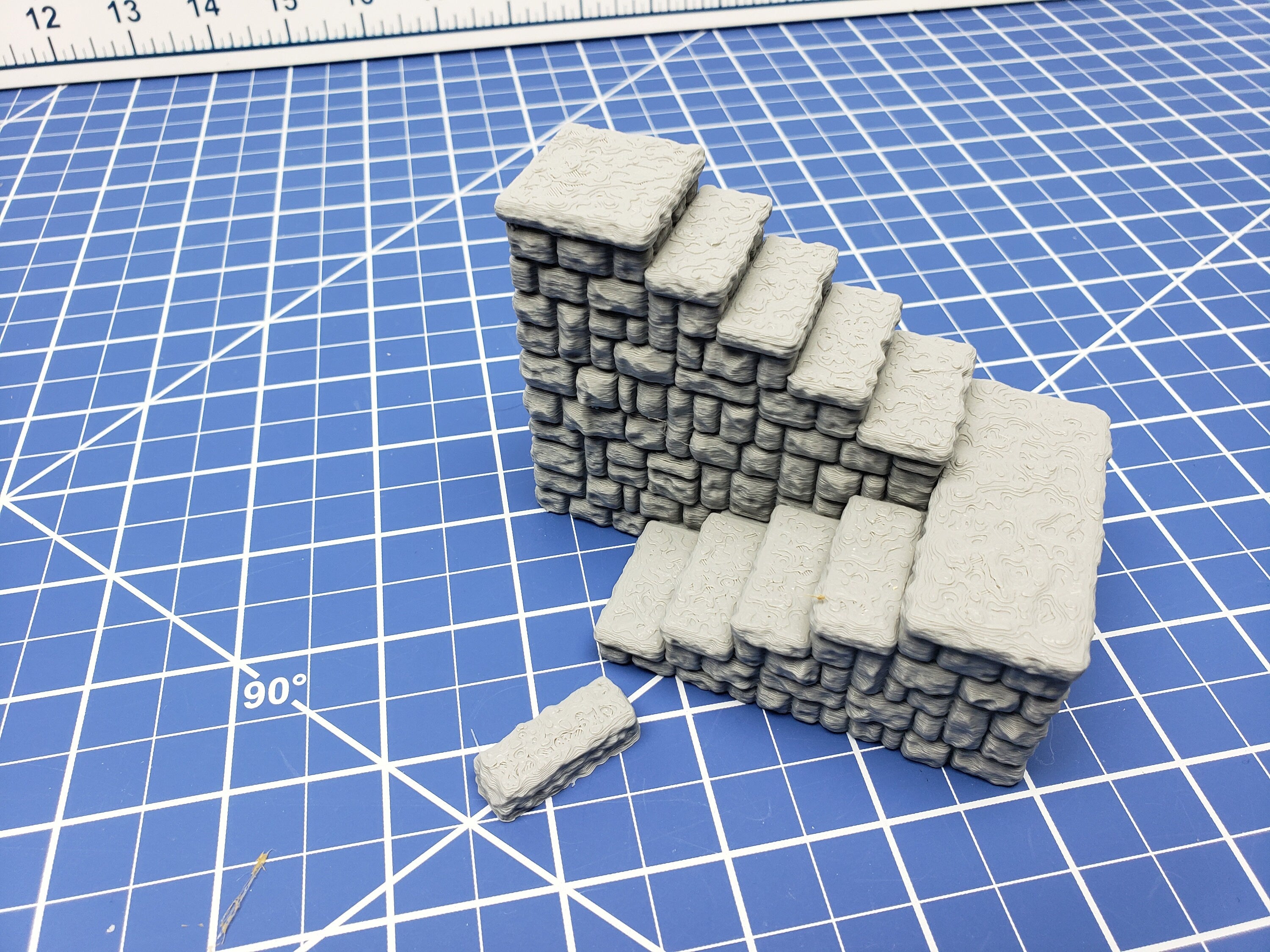 Keep Style - Stairs - DragonLock - DND - Pathfinder - RPG - Dungeon & Dragons - 28 mm / 1" - Terrain - Fat Dragon Games