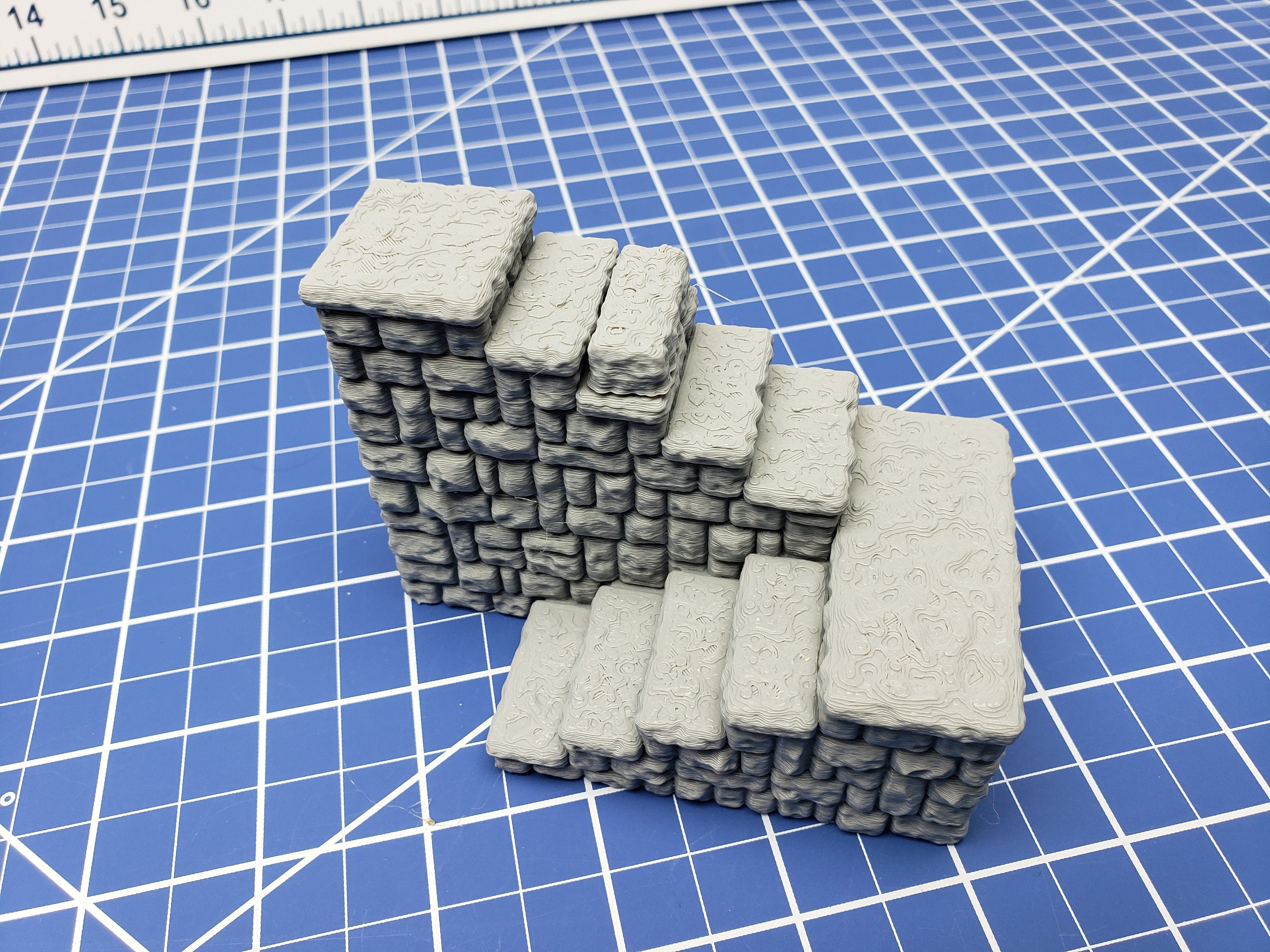 Keep Style - Stairs - DragonLock - DND - Pathfinder - RPG - Dungeon & Dragons - 28 mm / 1" - Terrain - Fat Dragon Games