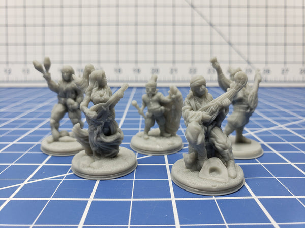 Crimson Troupe Minis - Hero's Hoard - DND - Pathfinder - Dungeons & Dragons - RPG - Tabletop - EC3D - Miniature