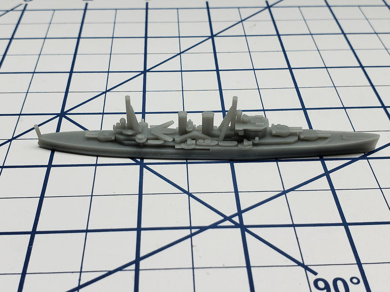 Cruiser - Exeter - Royal Navy - Wargaming - Axis and Allies - Naval Miniature - Victory at Sea - Tabletop Games - Warships