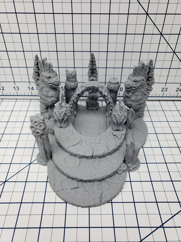 Council Rooms and Columns - Atlantean Ruins - Savage Atoll - DND - Dungeons & Dragons - RPG - Tabletop - EC3D - Miniature - 28 mm - 1" scale