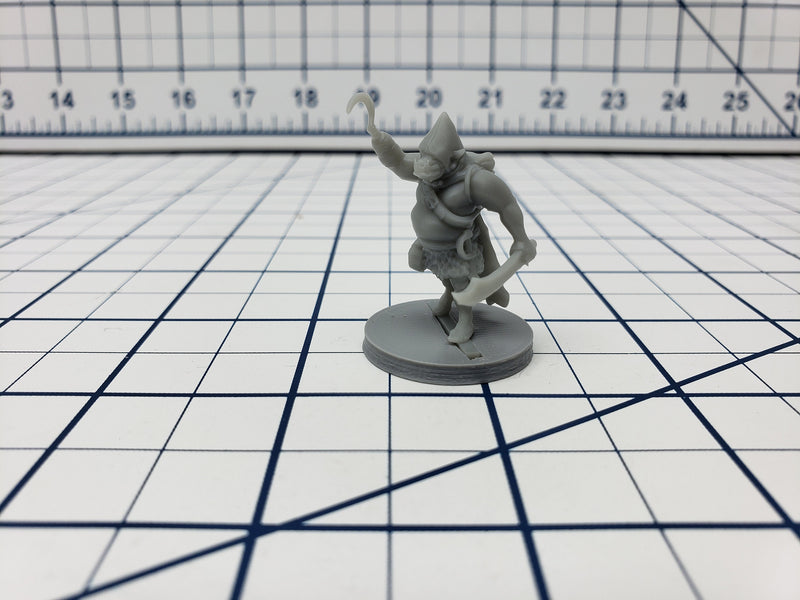 Orc Minis - Thug Captain and Auxiliaries - Slottabase - DND - Pathfinder - Dungeons & Dragons - RPG - Tabletop - Role Playing Game - 28 mm