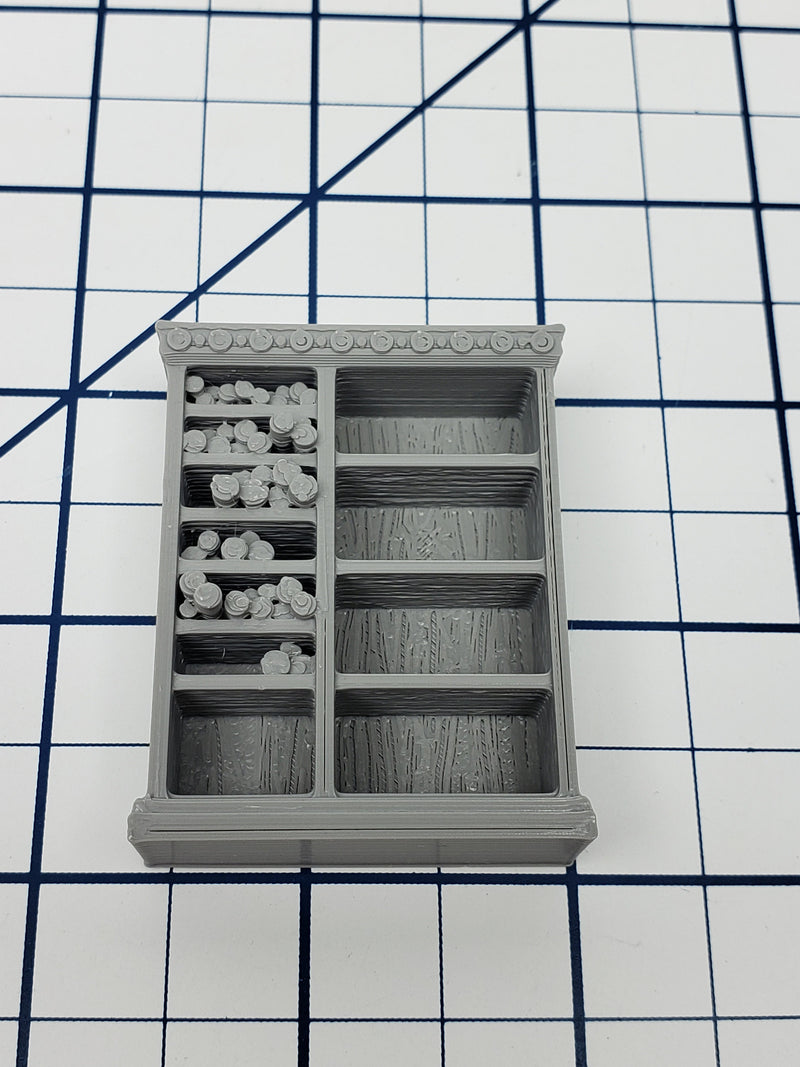 Bookcase with Drawers / Scrolls - Dragonshire - Fat Dragon Games - DND