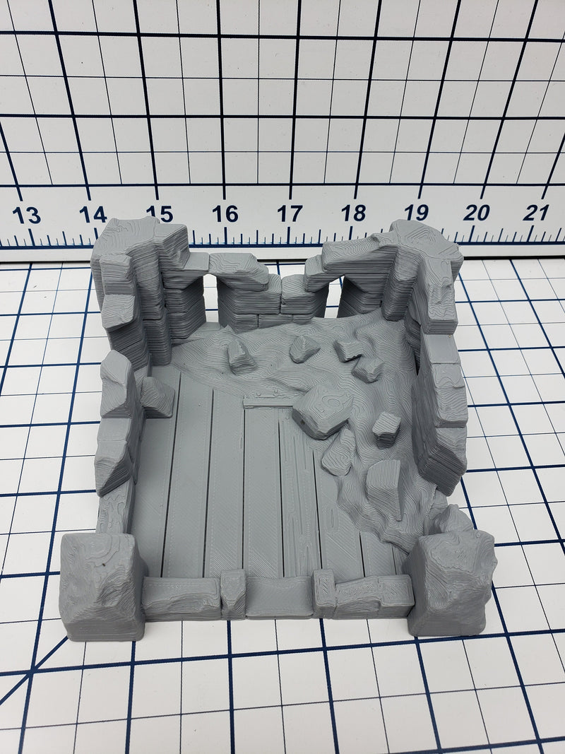 Castle Tower Ruins - DND - Dungeons & Dragons - RPG - Pathfinder - Tabletop - TTRPG - Devious Games - 28 mm