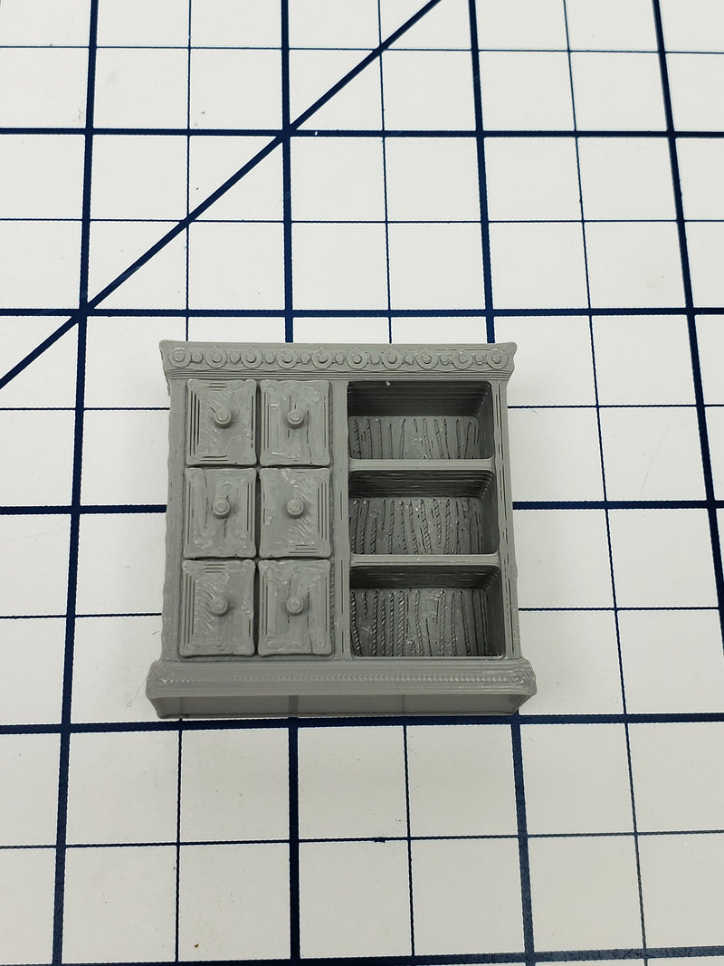 Bookcase with Drawers / Scrolls - Dragonshire - Fat Dragon Games - DND