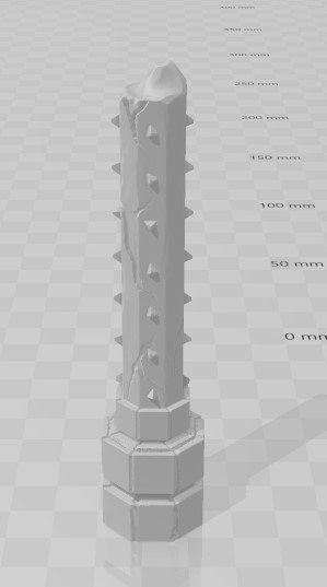 Gray Dwarf Pillars - Skyless Realms - Abyss - DND - Dungeons & Dragons - RPG - Tabletop - EC3D - Miniature - 28 mm - 1" scale