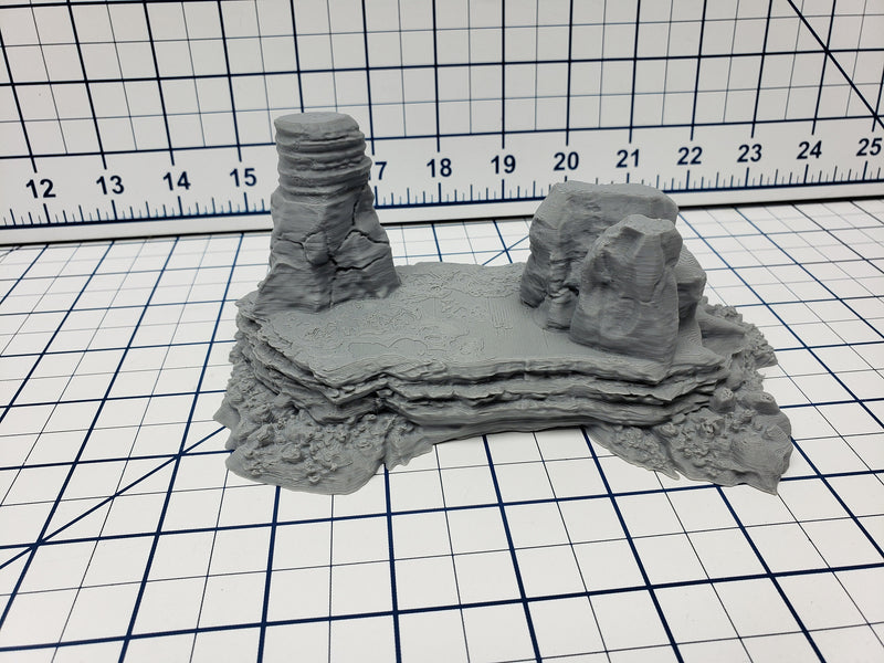 Badland Scatter Terrain Items- OpenLock - DND - Pathfinder - Dungeons & Dragons -  - RPG - Tabletop - 28 mm/ 1" - Road to Adventure