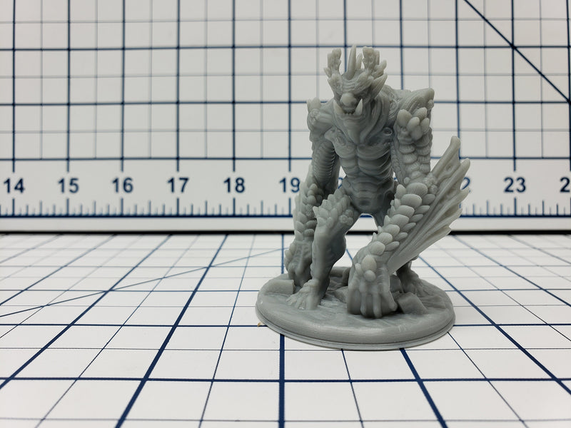 Sea Troll Mini - Savage Atoll - Hero's Hoard - DND - Pathfinder - Dungeons & Dragons - RPG - Tabletop - EC3D - Miniature