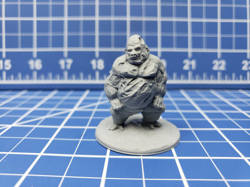 Set of 4 Undead Gorillas - DND - Pathfinder - RPG - Dungeon & Dragons - Miniature - Mini - 28 mm / 1" - Fat Dragon Games