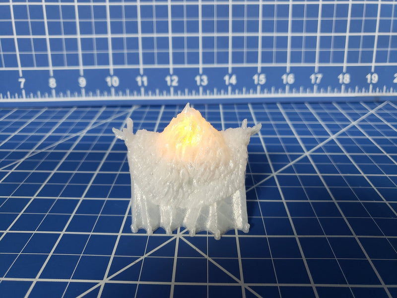 LED Tent Fire - Dragonshire - DragonLock - Fat Dragon Games - DND - Pathfinder - RPG - Terrain - 28 mm / 1" - Dungeon & Dragons