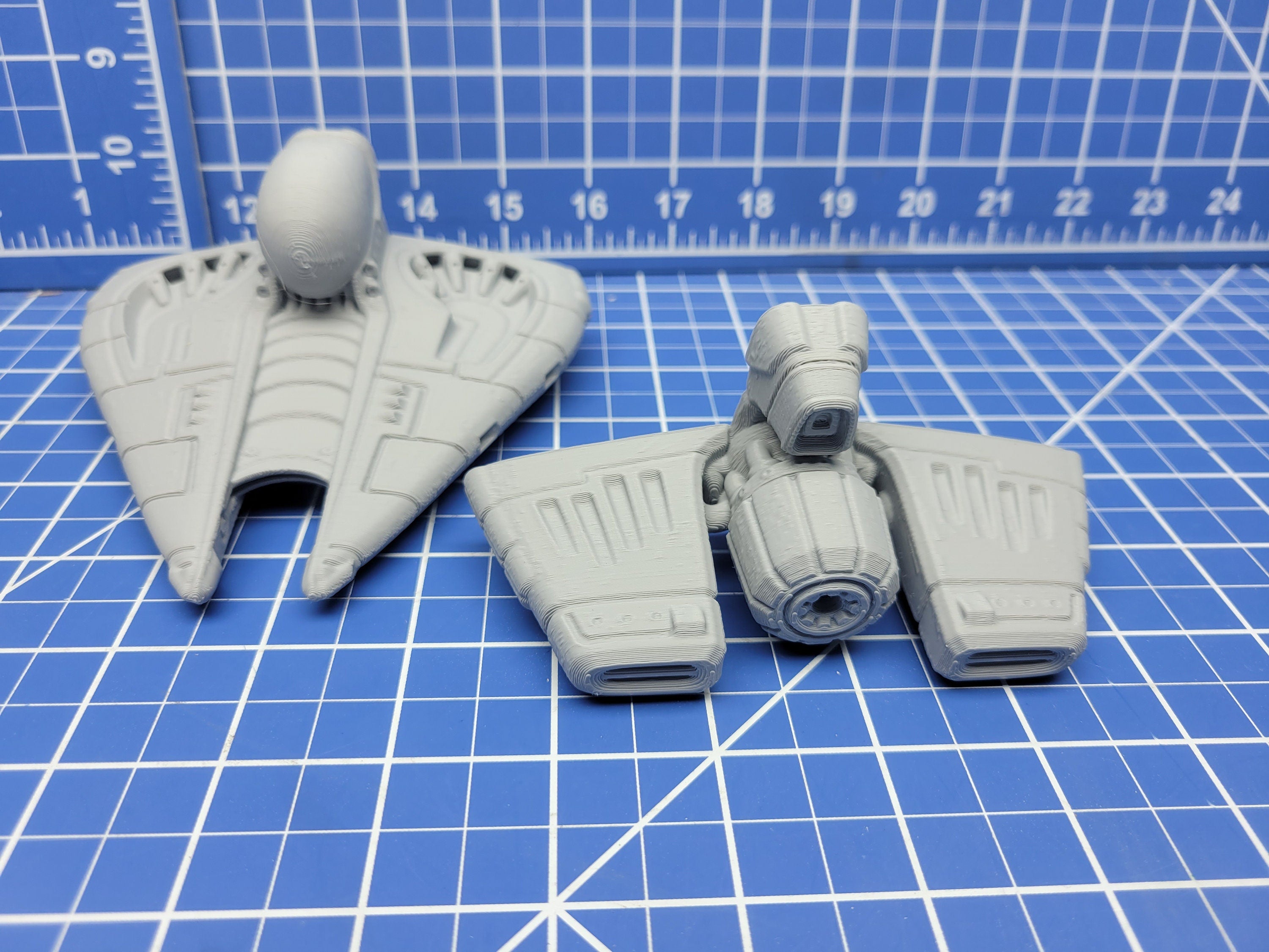 Starfighter 1 - Novus Landing - Starfinder - Cyberpunk - Shadowrun - Science Fiction - Syfy - RPG - Tabletop - Scatter - Terrain - 28mm