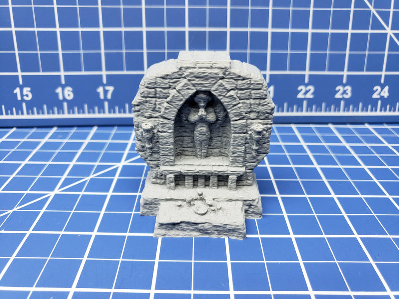 Shrines - The Holy Order of Ash - DND - Dungeons & Dragons - RPG - Terrain - Pathfinder - Tabletop - EC3D - Miniature - 28 mm - 1"