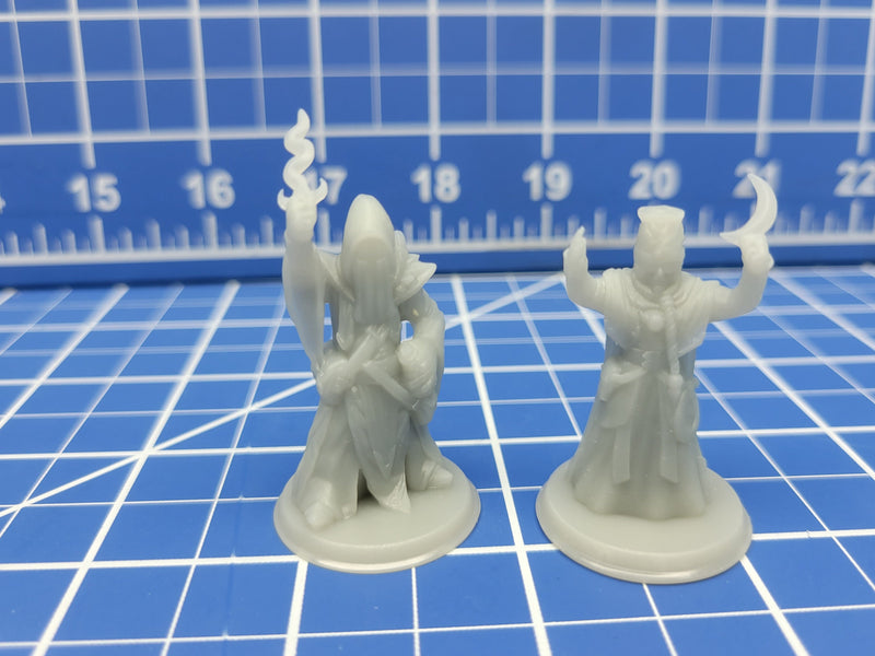 Cultists - Minis - Beasts and Badies - Hero's Hoard - DND - Pathfinder - Dungeons & Dragons - RPG - Tabletop - EC3D - Miniature