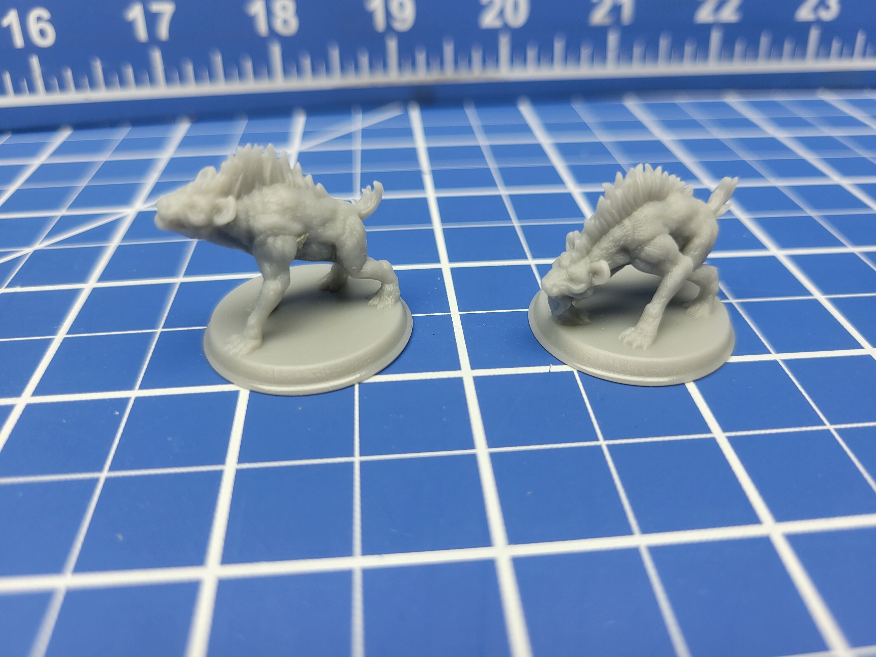 Gnolls and Hyenas - Minis - Beasts and Badies - Hero's Hoard - DND - Pathfinder - Dungeons & Dragons - RPG - Tabletop - EC3D - Miniature