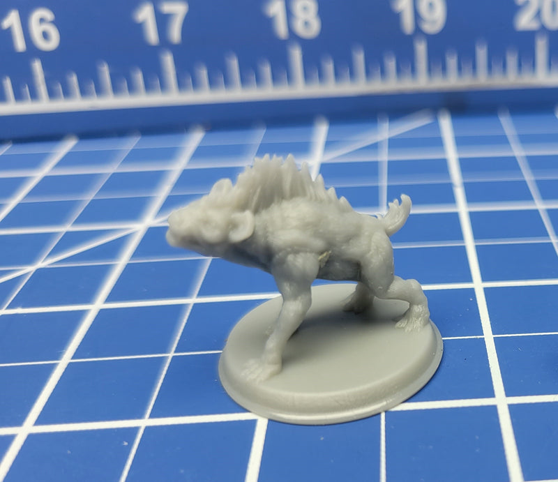 Gnolls and Hyenas - Minis - Beasts and Badies - Hero's Hoard - DND - Pathfinder - Dungeons & Dragons - RPG - Tabletop - EC3D - Miniature