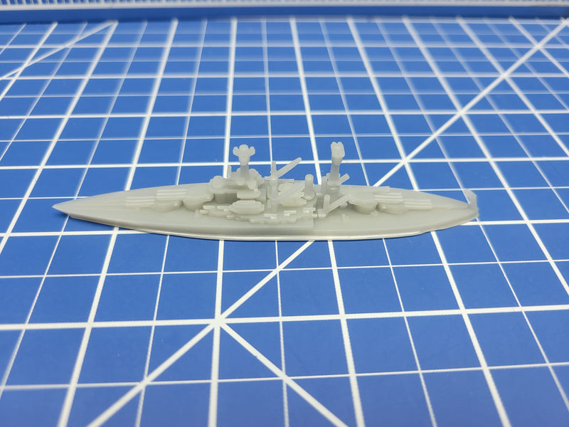 Battleship - Tennessee - 1939 Variant - US Navy - Wargaming - Axis and Allies - Naval Miniature - Victory at Sea - Tabletop Games - Warships