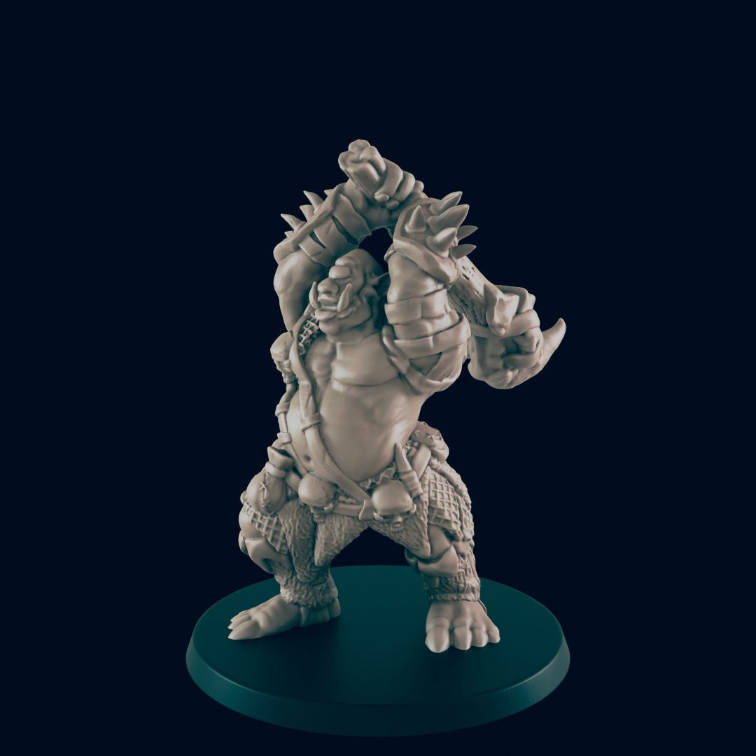 Cyclops - Minis - Beasts and Badies - Hero's Hoard - DND - Pathfinder - Dungeons & Dragons - RPG - Tabletop - EC3D - Miniature
