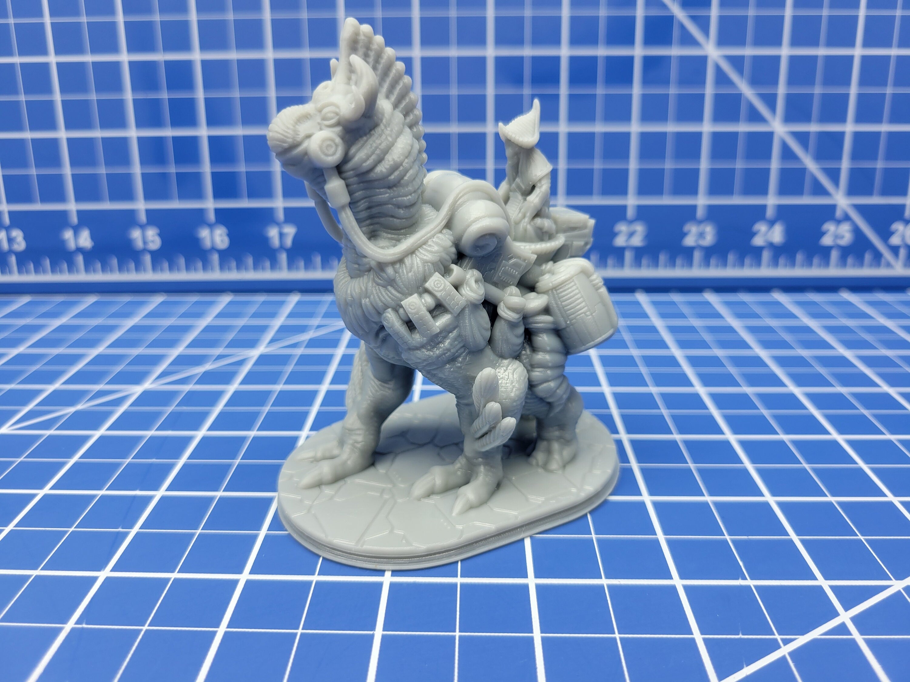 Pack Beast Mini - Novus Landing - Hero's Hoard - Starfinder - Cyberpunk - Science Fiction - Syfy - RPG - Tabletop - EC3D - Miniature